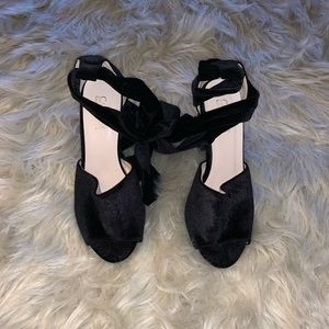 Cathrine Malandrino velvet heels